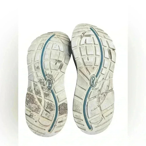 CHACO WOMEN'S Z/CLOUD X2
SANDALS - POINT TEAL sz 7 preloved - Picture 8 of 8